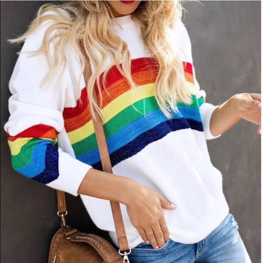 NWT Rainbow sweater🌈